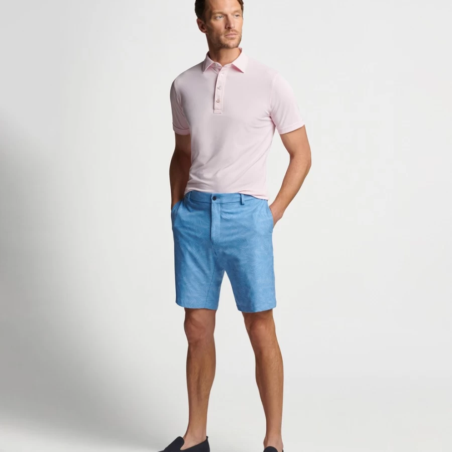 Peter Millar Men's Surge Palm Performance Shorts for Golf & Active Wear