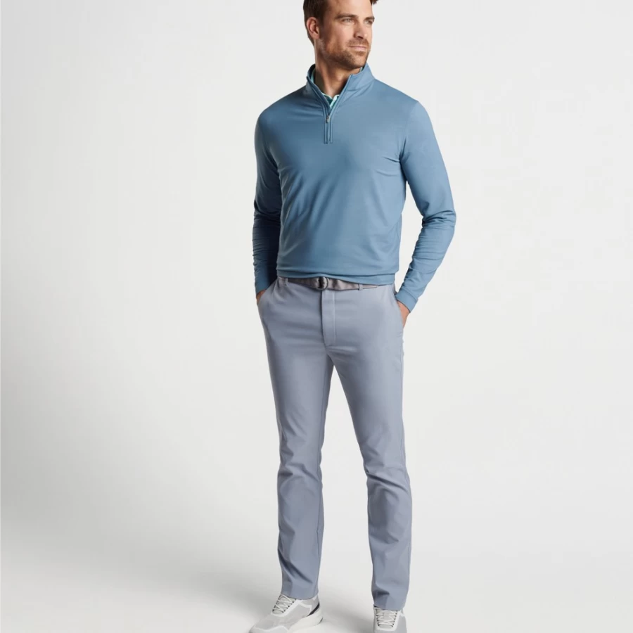 Peter Millar Men's Perth Camo Performance Quarter-Zip Pullover