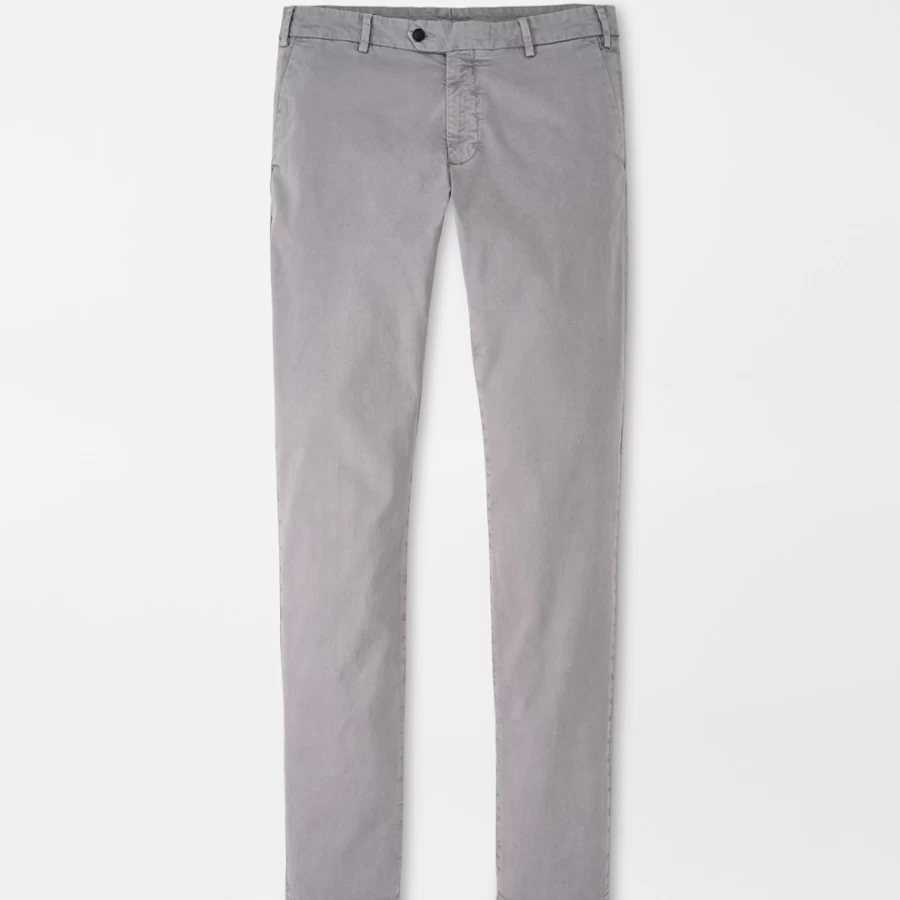 Peter Millar Men's Concorde Garment-Dyed Cotton Dress Trousers
