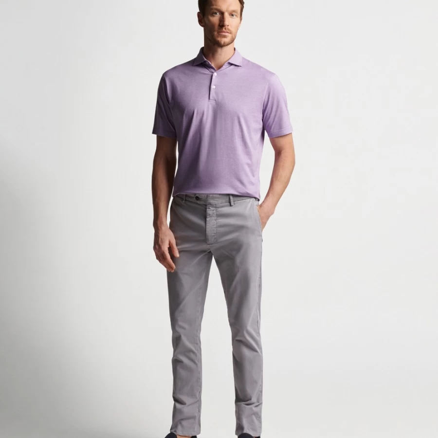 Peter Millar Men's Concorde Garment-Dyed Cotton Dress Trousers