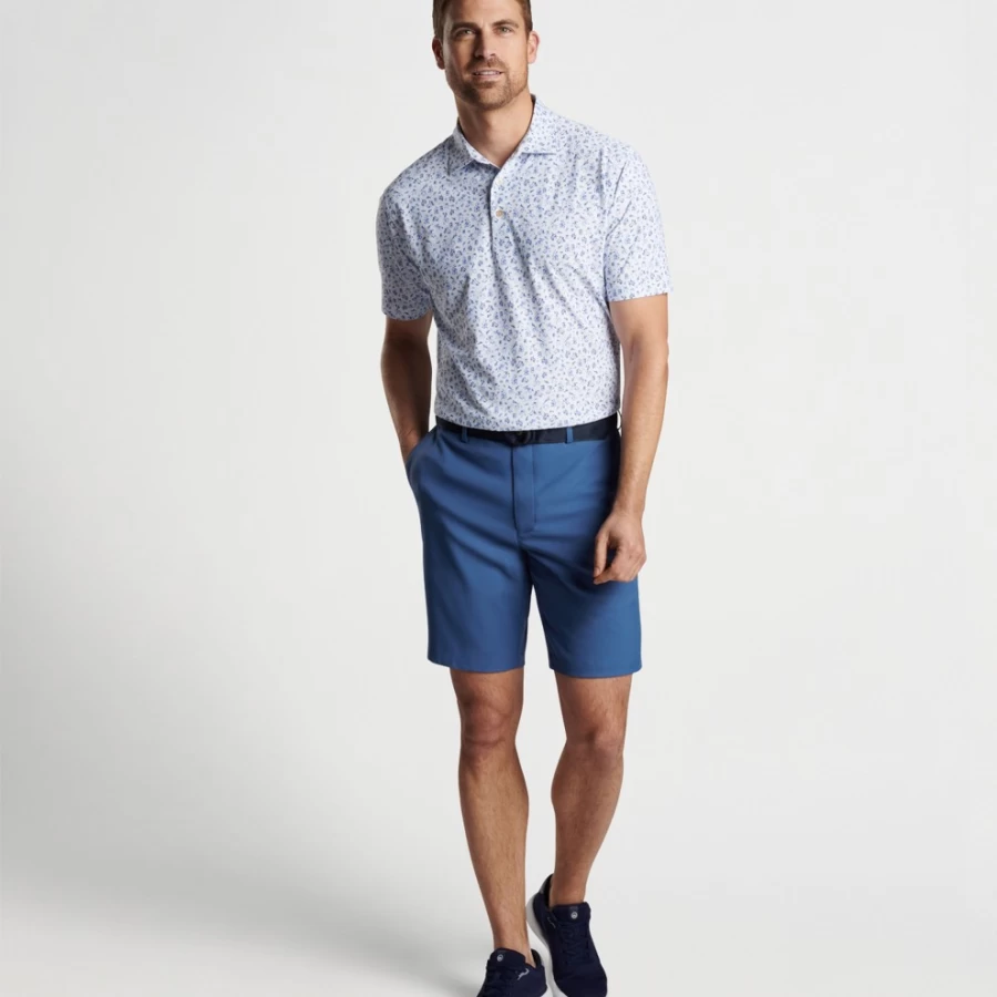 Peter Millar Men's Rodeo Performance Mesh Polo Shirt for Comfort & Style