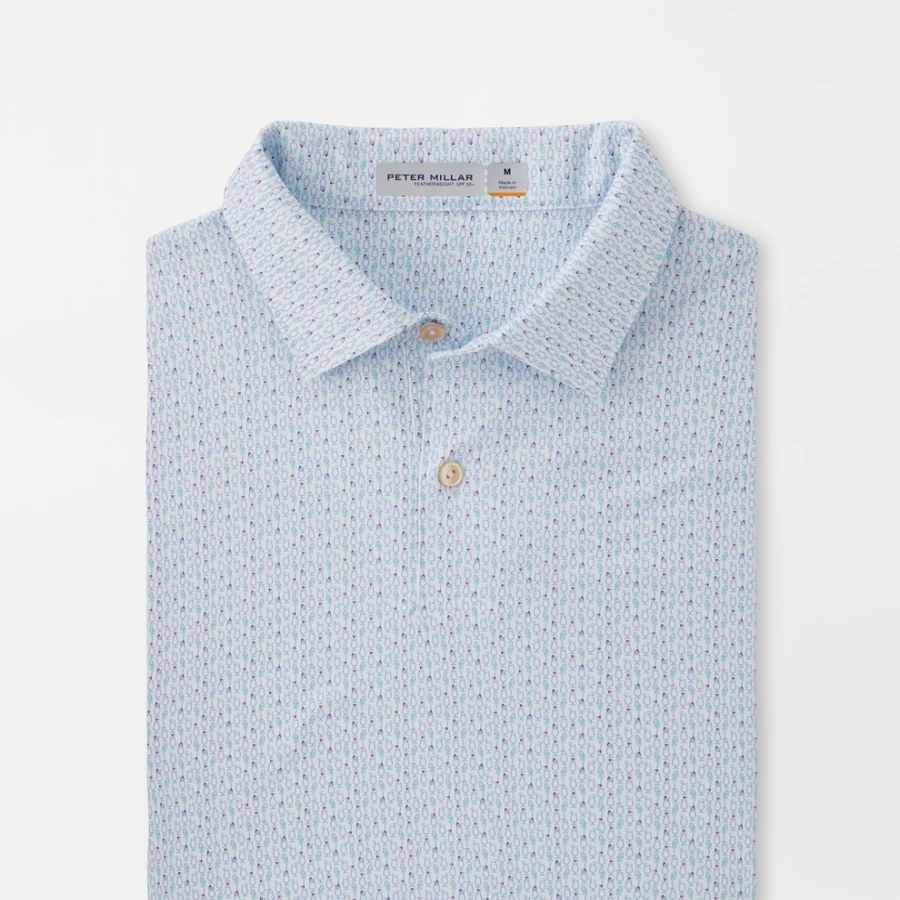 "Peter Millar Women's Featherweight Pina Coladas Polo Shirt"