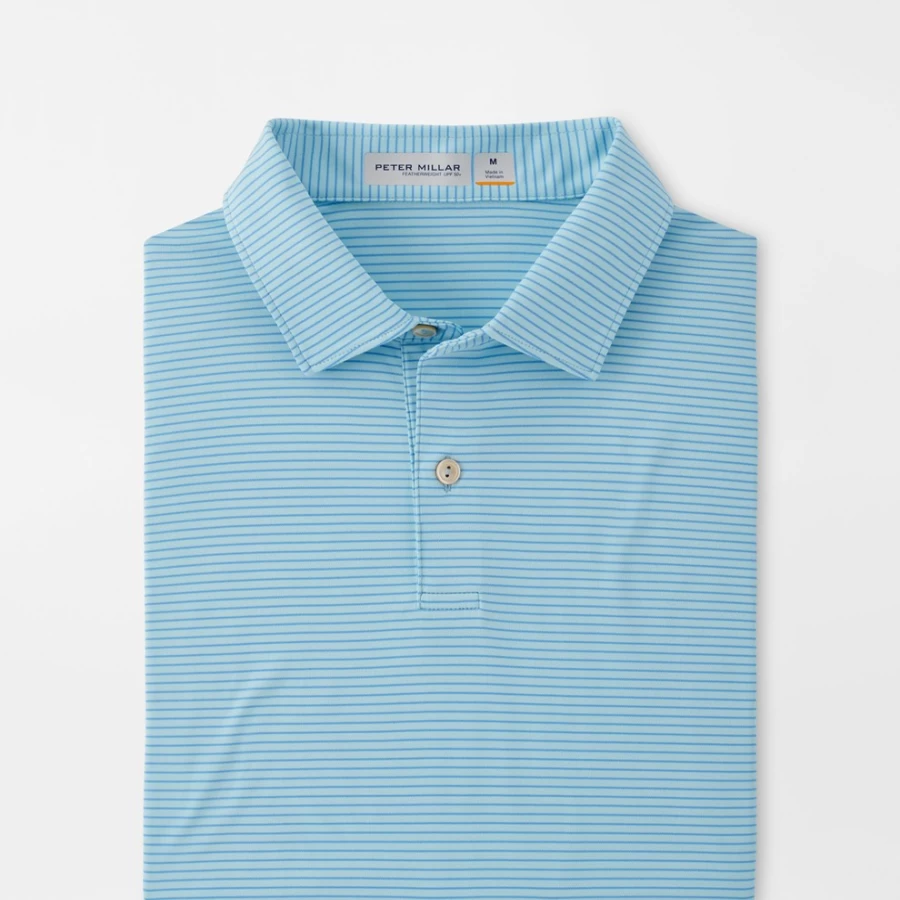 Peter Millar Women's Lightweight Stripe Polo Shirt - Classic Fit, Breathable Fabric