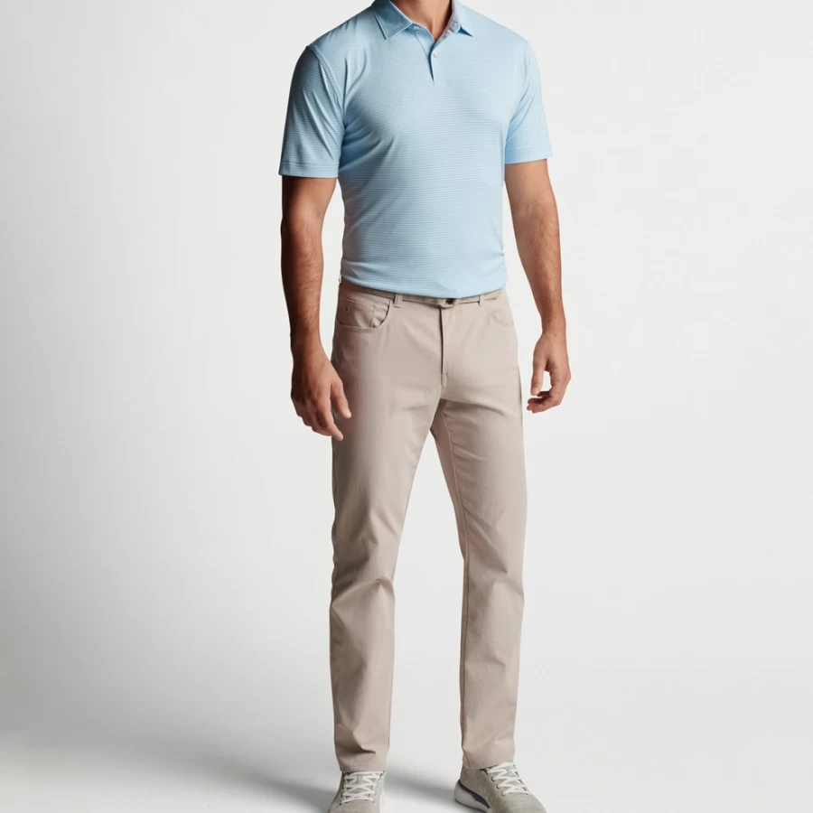 Peter Millar Women's Lightweight Stripe Polo Shirt - Classic Fit, Breathable Fabric