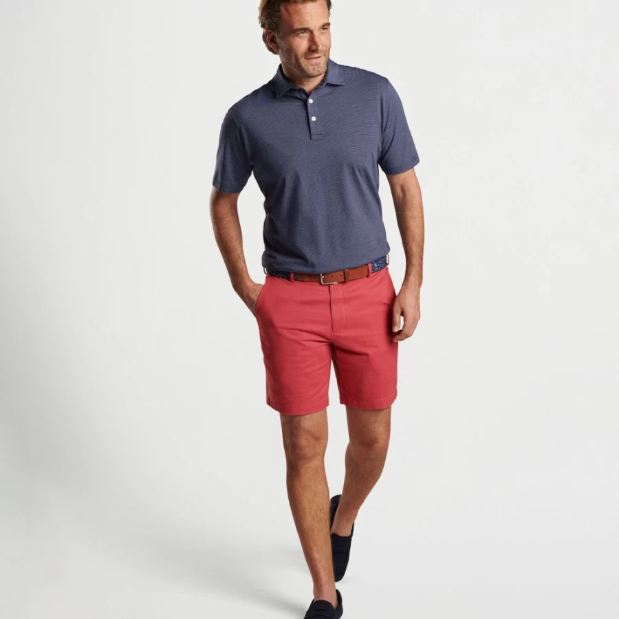 Peter Millar Men's Premium Twill Shorts – Classic Fit Pilot Shorts for Men