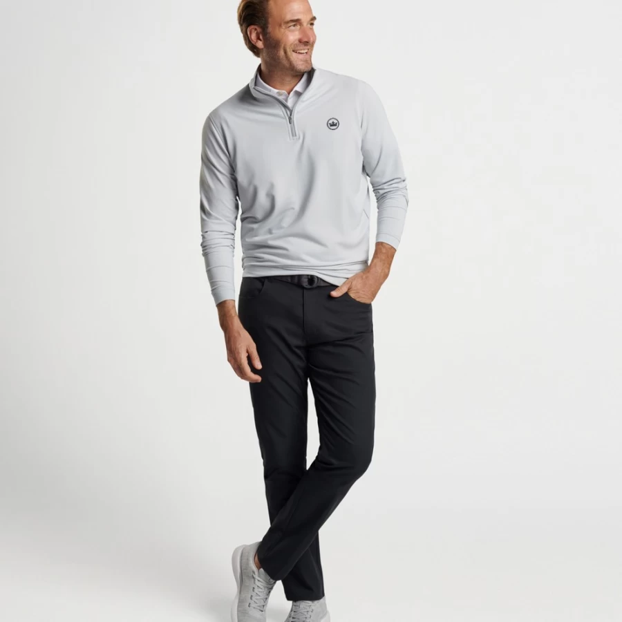 Peter Millar Men's Crown Seal Perth Performance Quarter-Zip Pullover