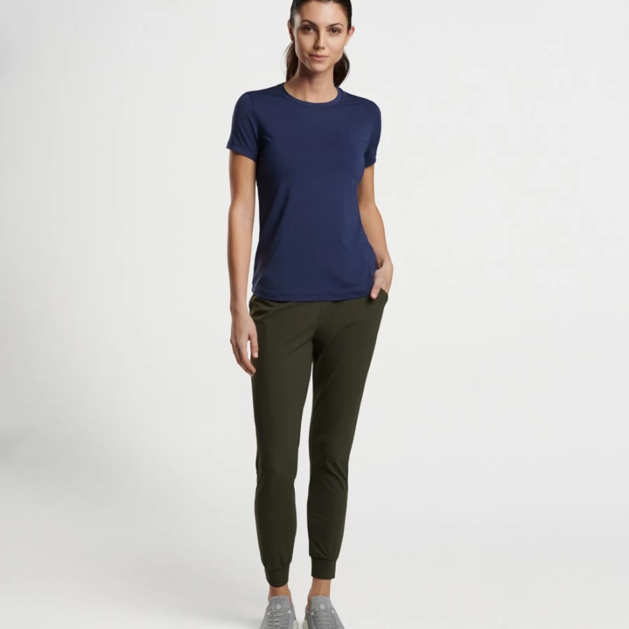 Peter Millar Women's Lunar Performance Tee - Moisture-Wicking Golf & Activewear Top
