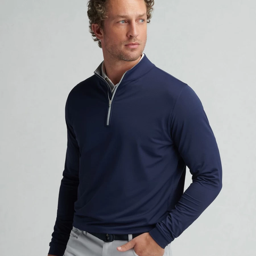 Peter Millar Men's Perth Performance Quarter-Zip Pullover