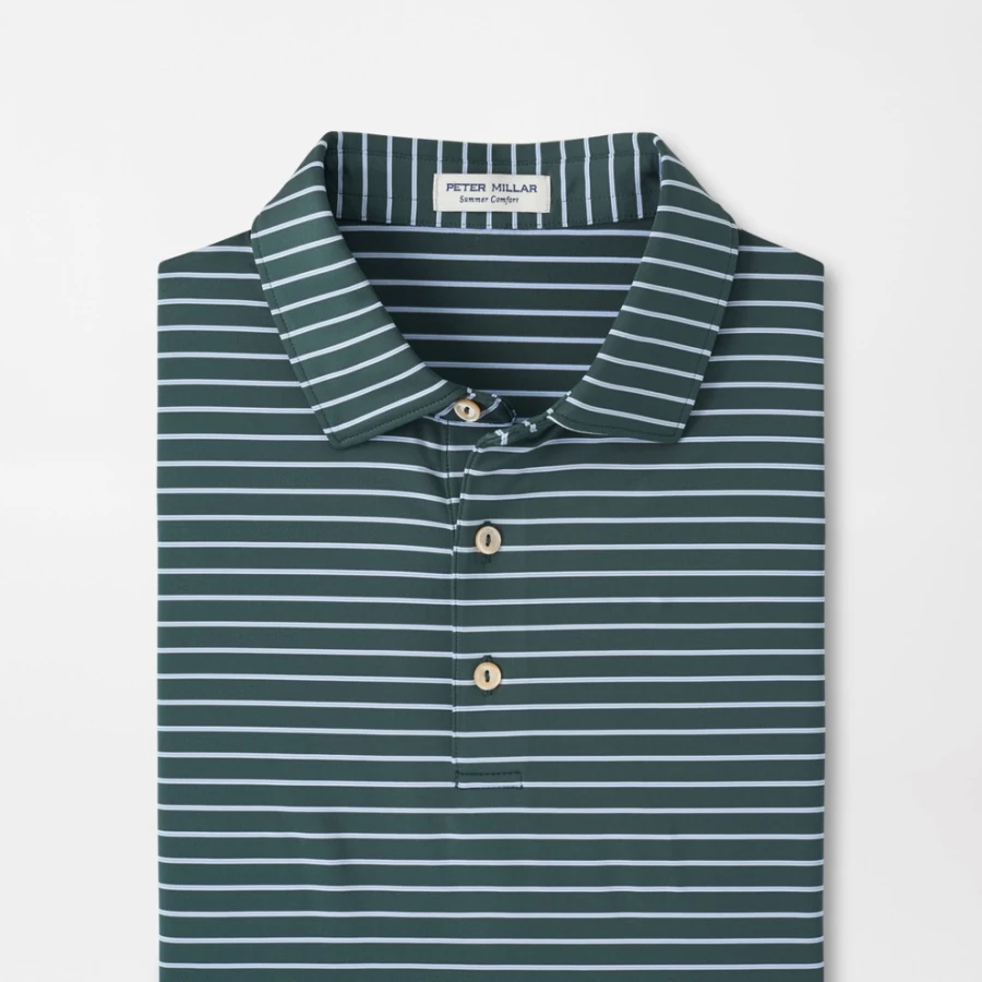 Women's Peter Millar Drum Performance Jersey Polo Shirt for Golf & Active Wear