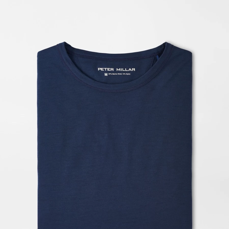 Peter Millar Men's Excursionist Flex Performance Merino Wool T-Shirt