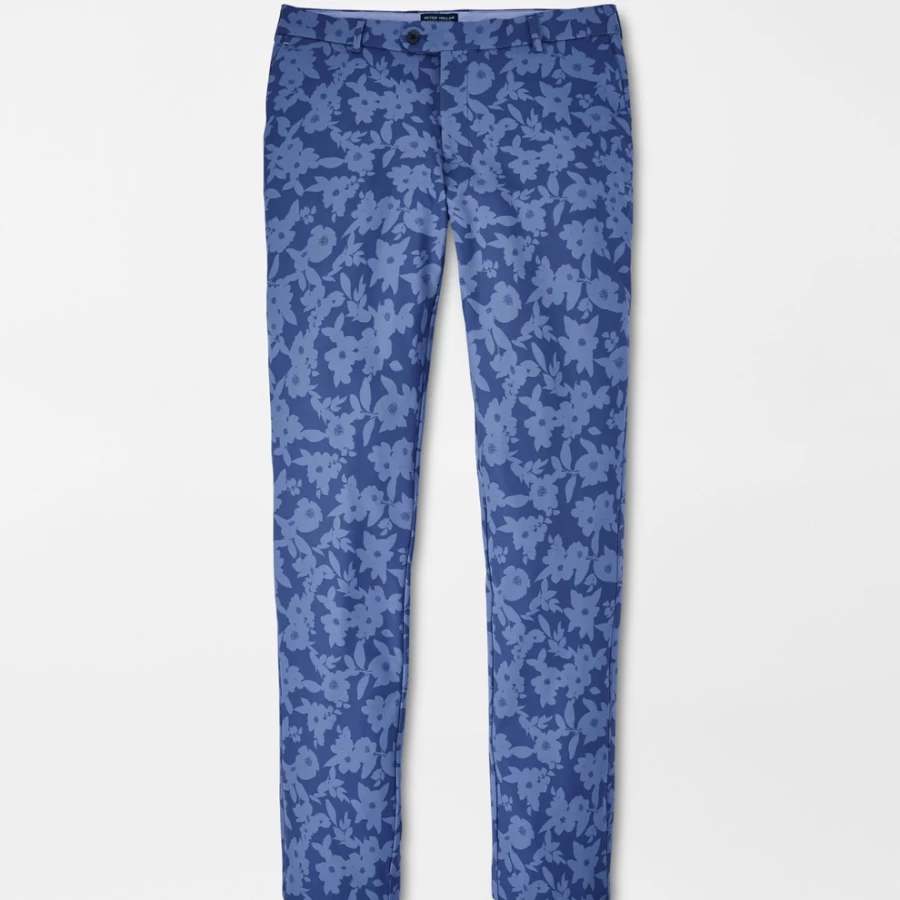 Peter Millar Men's Surge Floral Performance Pants for Golf & Active Wear