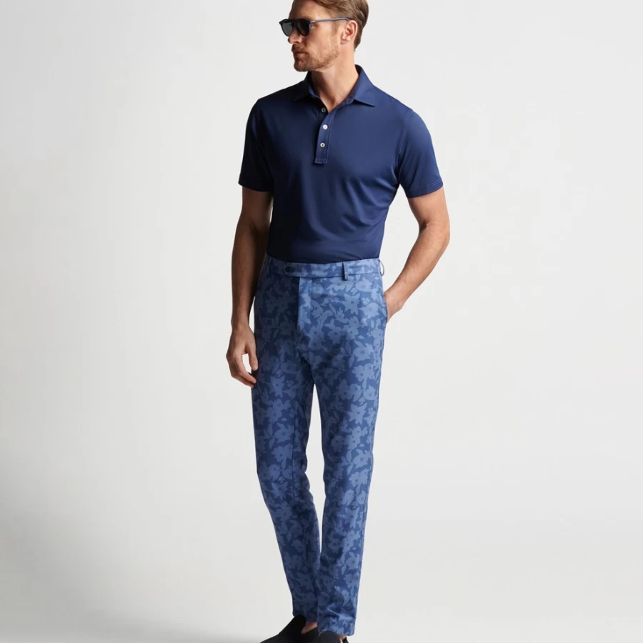 Peter Millar Men's Surge Floral Performance Pants for Golf & Active Wear
