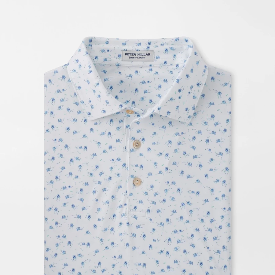 Peter Millar Women's Performance Jersey Polo Shirt for Golf & Active Wear