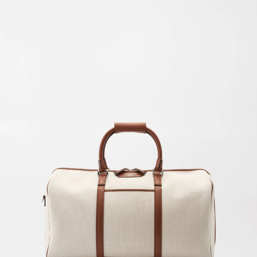 Peter Millar Men's Serapian Duffel Bag - Premium Leather Travel & Gym Bag