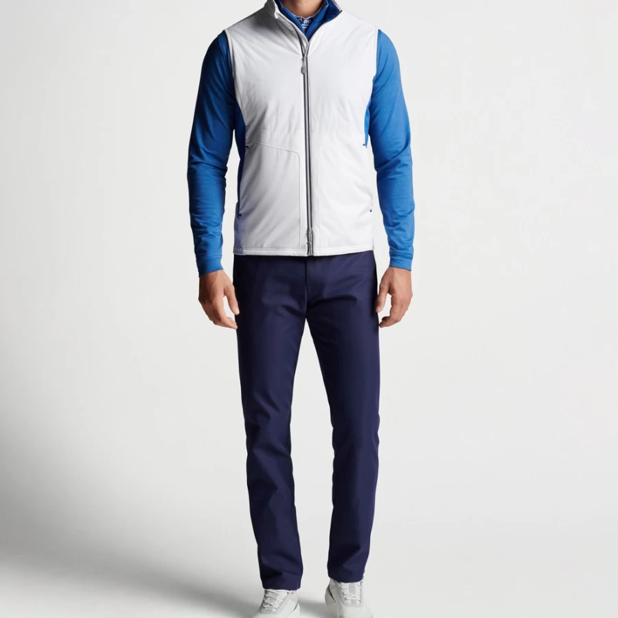 Peter Millar Men's Fuse Elite Hybrid Vest – Lightweight Performance Golf & Active Wear