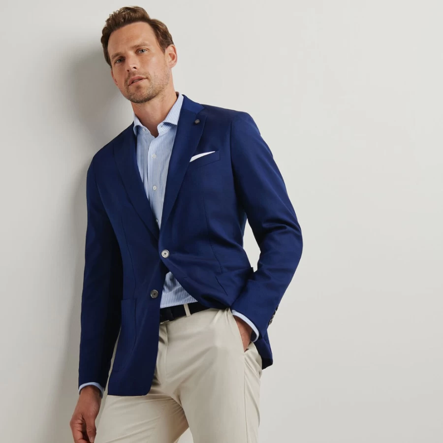 Peter Millar Men's Excursionist Flex Travel Blazer – Lightweight Stretch Comfort