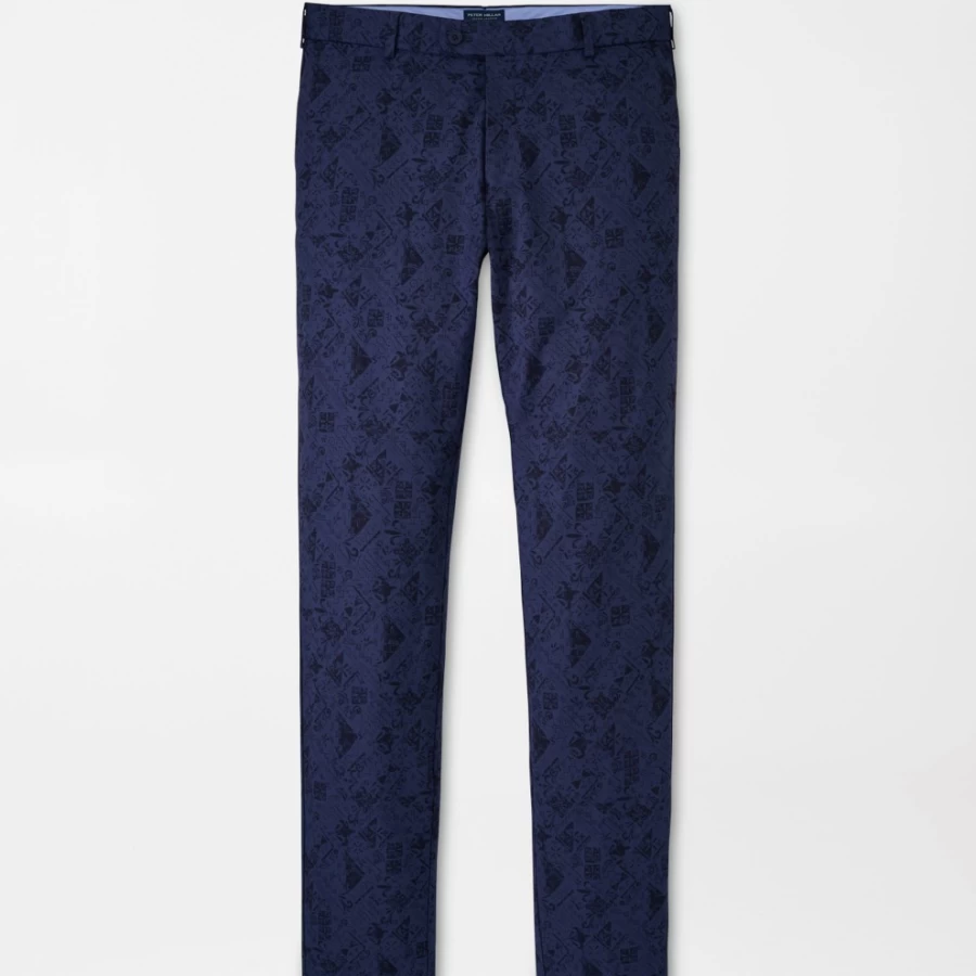 Peter Millar Men's Surge Patched Tile Performance Trousers for Active Wear