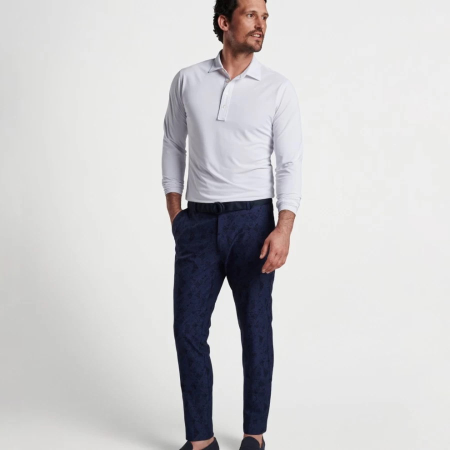 Peter Millar Men's Surge Patched Tile Performance Trousers for Active Wear