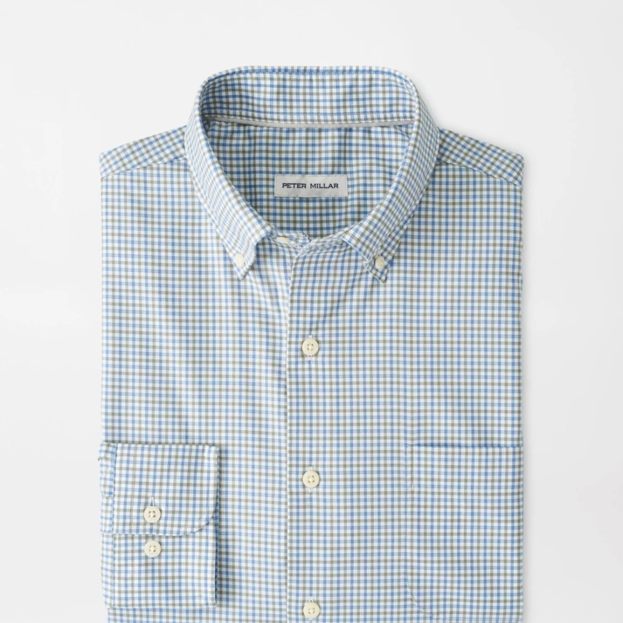 Peter Millar Men's Selby Cotton-Stretch Sport Shirt for Comfort & Performance