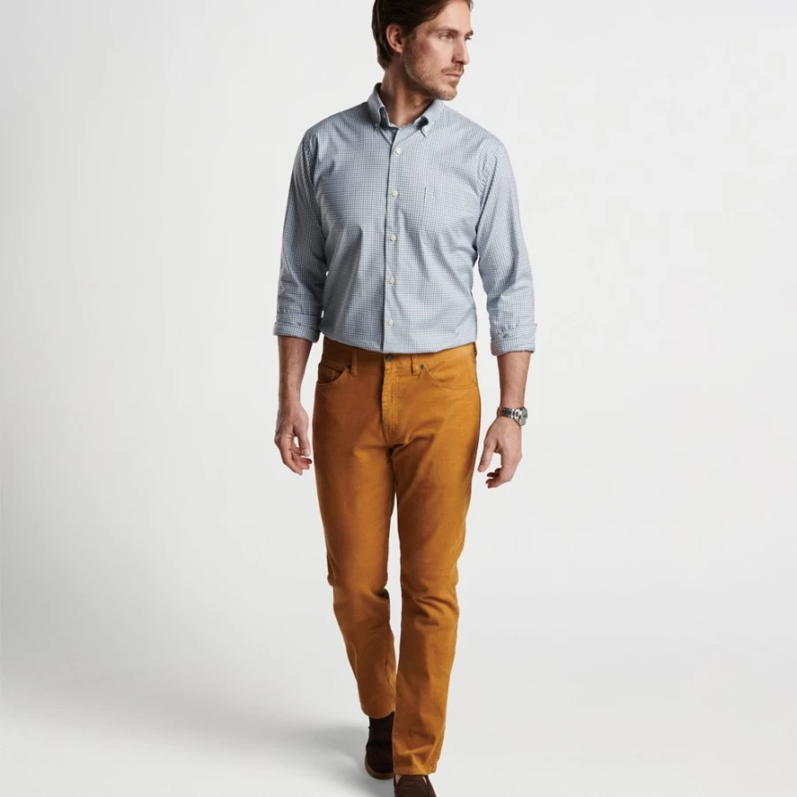 Peter Millar Men's Selby Cotton-Stretch Sport Shirt for Comfort & Performance