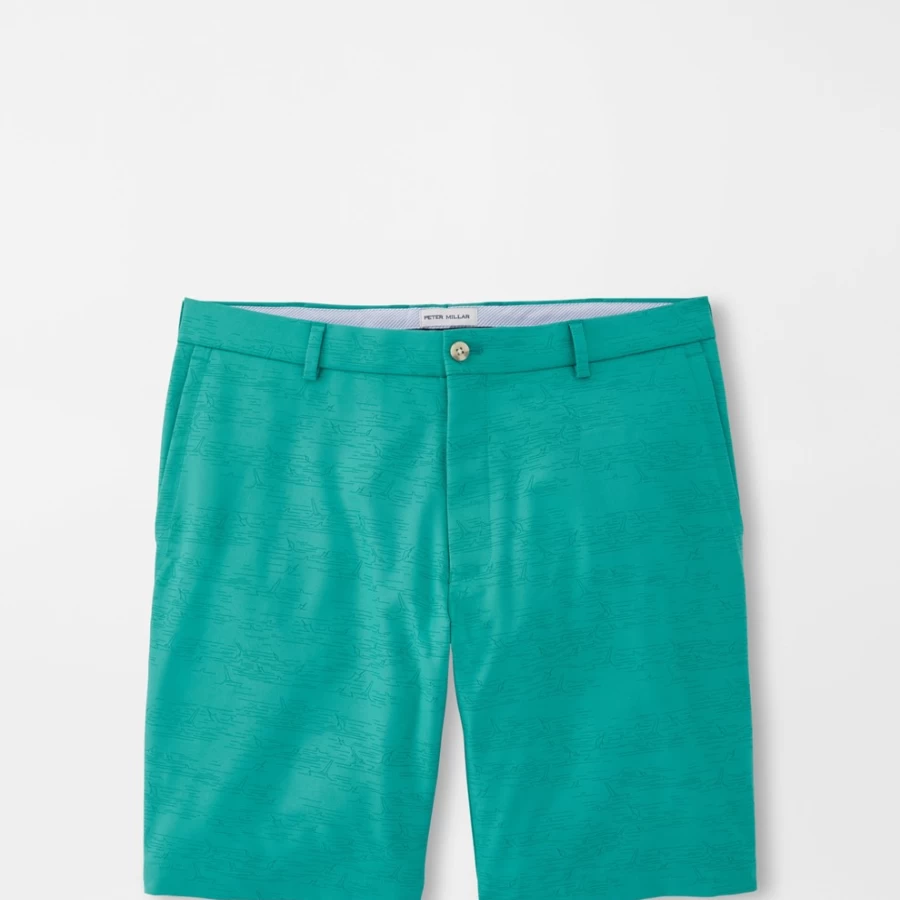 Peter Millar Men's Salem Sport Fishing Performance Shorts for Active Outdoor Adventures