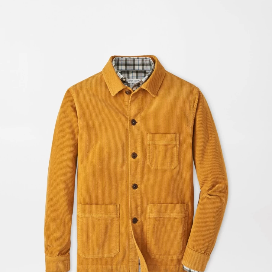 Peter Millar Men's Corduroy Chore Coat - Classic Casual Jacket for Men