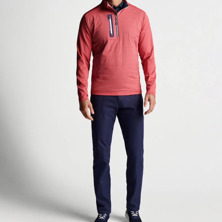 Peter Millar Men's Weld Elite Hybrid Half-Zip Performance Pullover