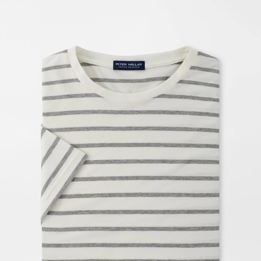 Peter Millar Men's Colt Short-Sleeve Striped Crew Neck T-Shirt