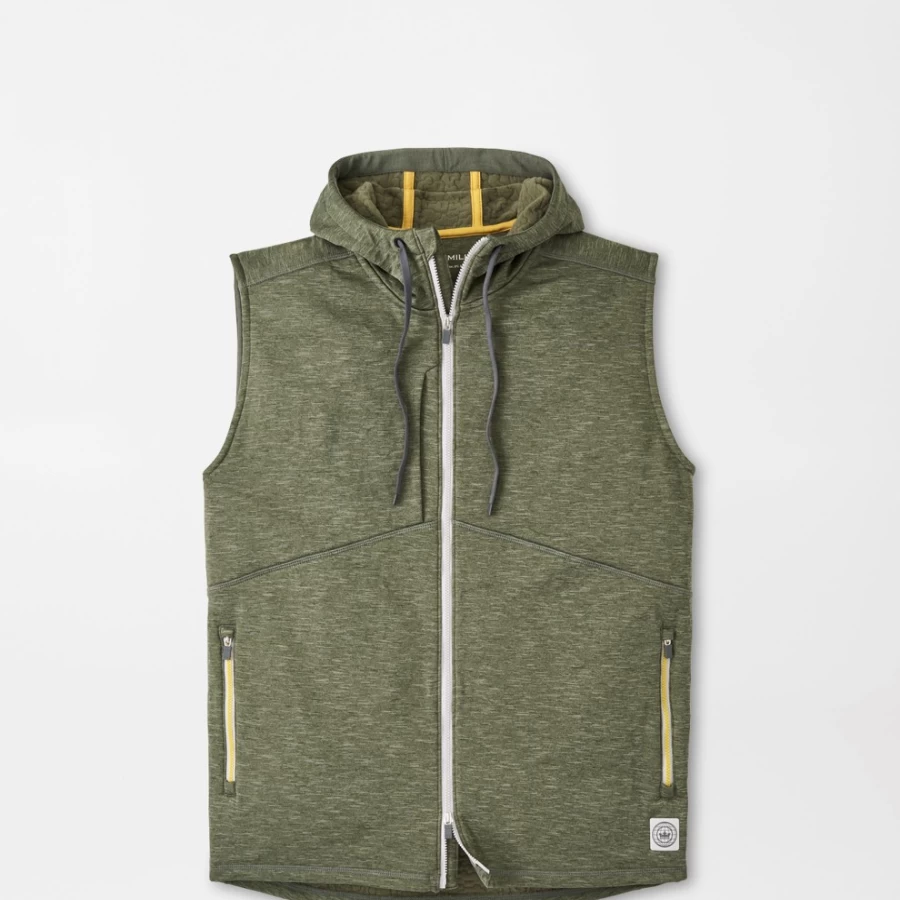 Peter Millar Men's Eclipse Performance Hoodie Vest for Active Wear