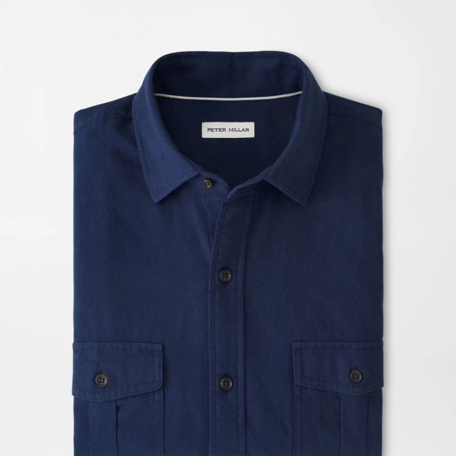 Peter Millar Men's Fallside Cotton Sport Shirt - Comfortable Casual & Athletic Style