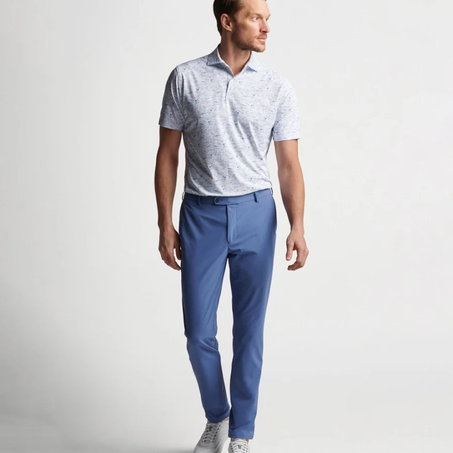 Peter Millar Men's Pacific Performance Jersey Polo Shirt for Golf & Active Wear