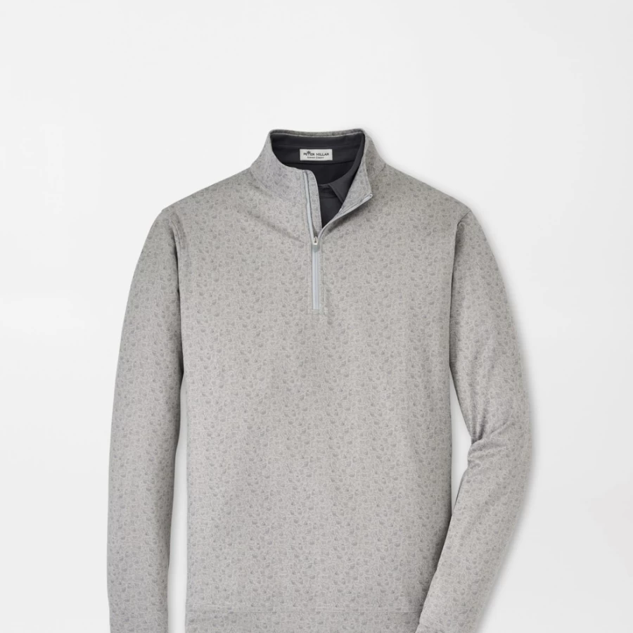 Peter Millar Men's Perth Performance Quarter-Zip with Double Transfused Technology