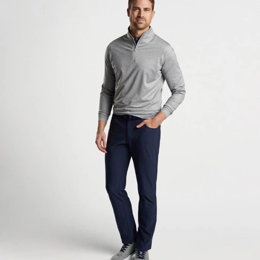 Peter Millar Men's Perth Performance Quarter-Zip with Double Transfused Technology