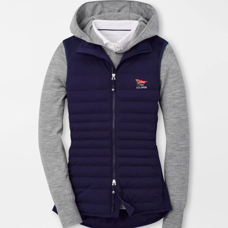 Peter Millar Women's Fuse Hybrid Vest for Golf | Lightweight & Breathable | 123rd U.S. Open Collection