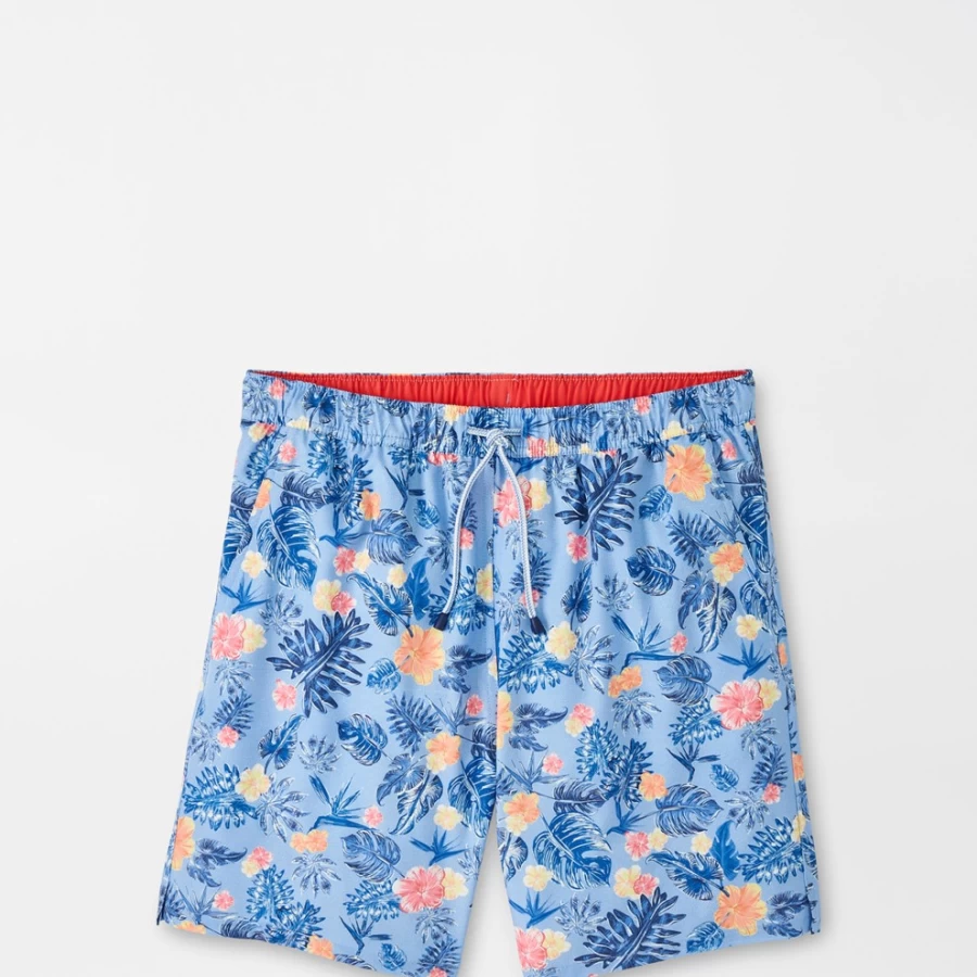 Peter Millar Men's Moanalua Swim Trunks for Comfort & Style