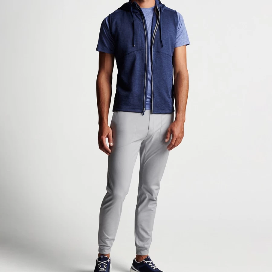 Peter Millar Men's Eclipse Performance Hoodie Vest for Active Lifestyle