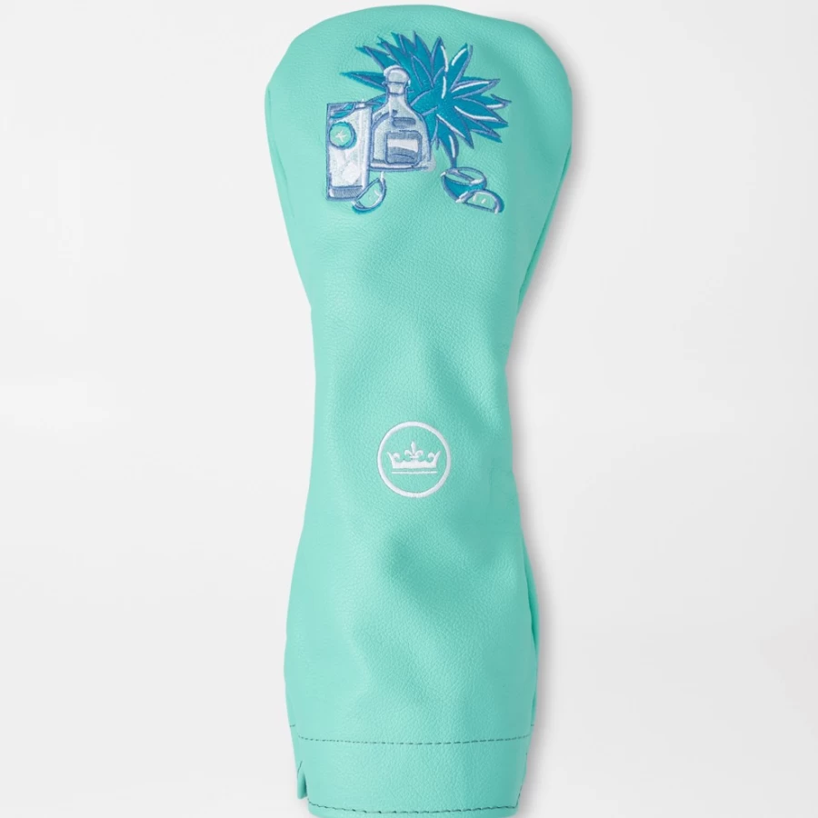 Peter Millar Women's Ranch Water Leather Golf Driver Headcover