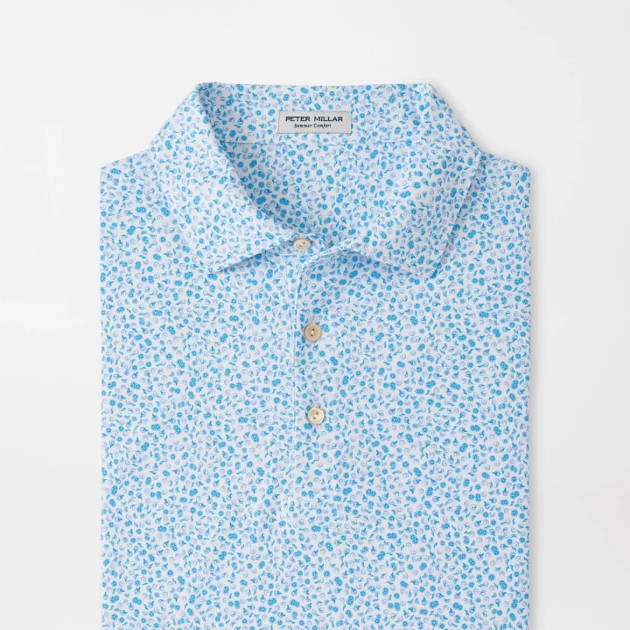 Peter Millar Men's Cara Cara Performance Mesh Polo Shirt for Golf & Active Wear